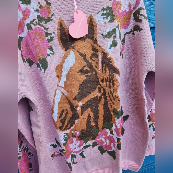 Equestrian oversized sweater - Picture 9 of 10